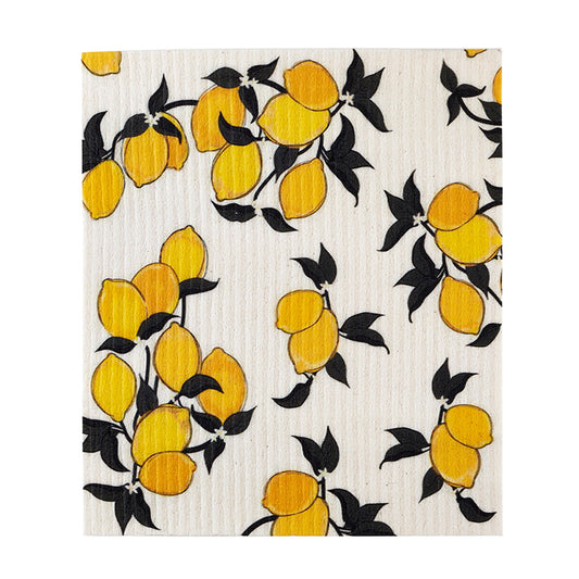 Organic Dishcloths - Lemon Print