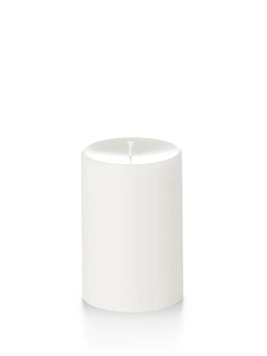 Column Pillar Candles 4X6 -White