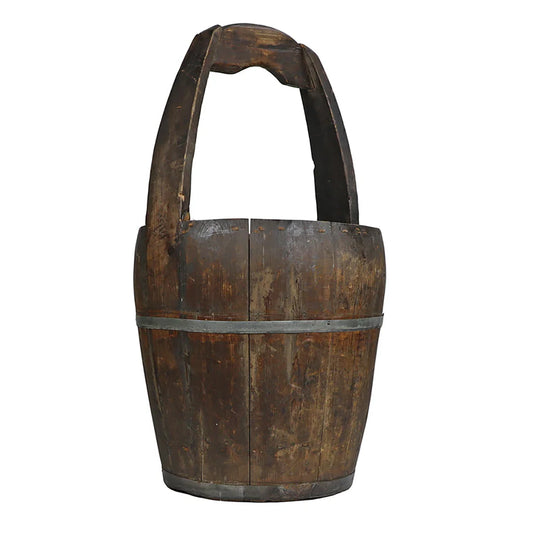 Wood Handled Well Bucket