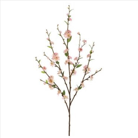 39" Plum Blossom Spray x5 - Pink