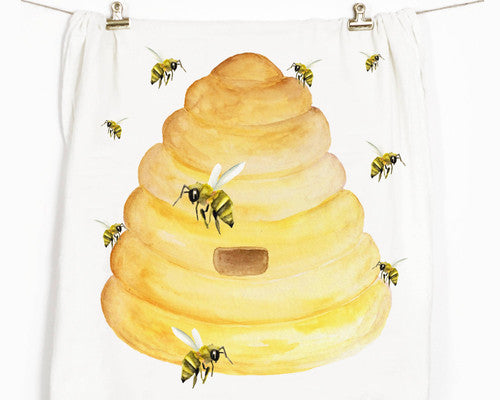 Beehive Tea Towel