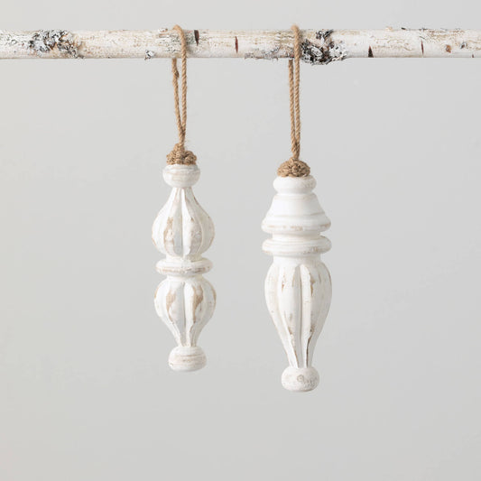 White Washed Wood Final Ornament