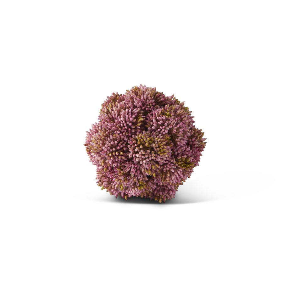 4" Pink Sedum Ball