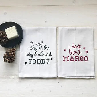 Christmas Vacation Todd & Margo Fingertip Towel Set