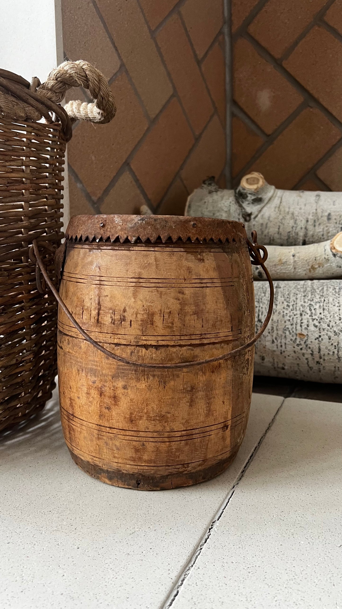 Wood Vessel with Handle