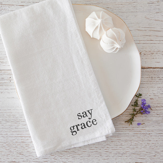 Manners Napkins Set of 6 - say grace