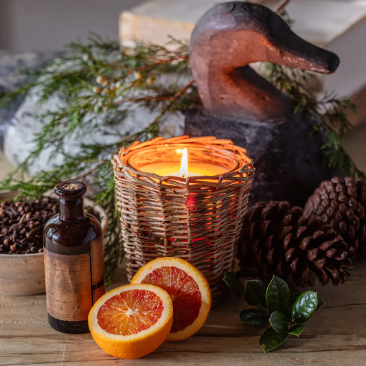 Winter Cabin Candle