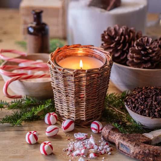 Crushed Candy Cane Candle