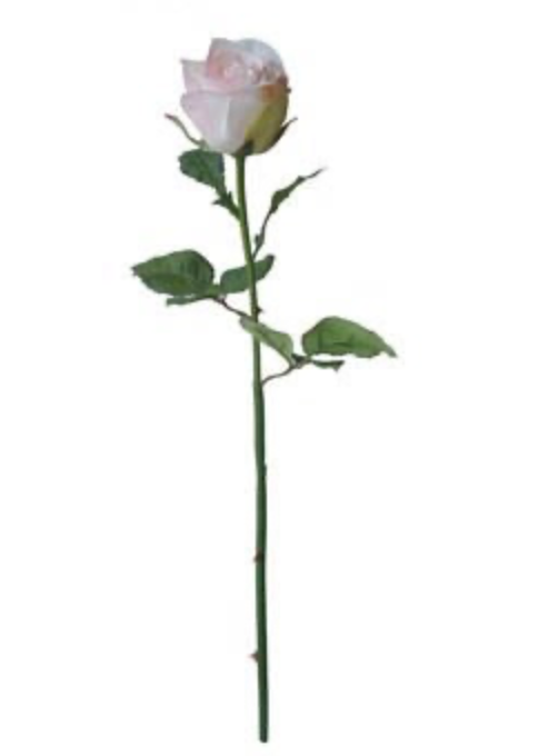 PINK ROSEBUD STEM 19"