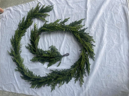 NORFOLK PINE GARLAND, 14', GREEN