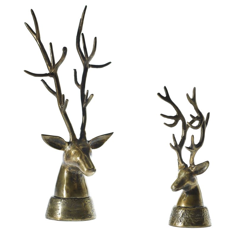 DEERHEAD from Evolution Home decor makes for a rustic decorative piece for deer lovers and hunters.