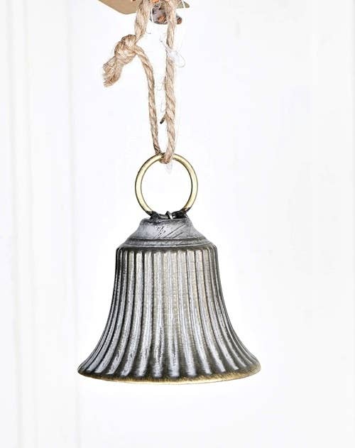 4in Copper Washed Bell Ornament