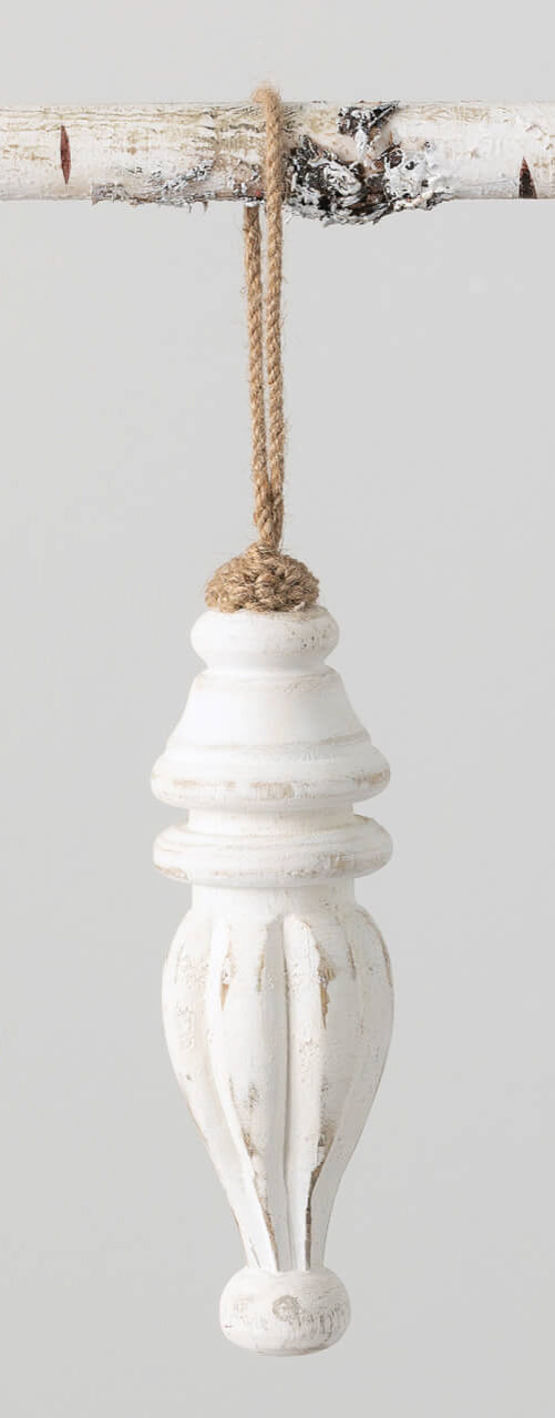 White Washed Wood Final Ornament