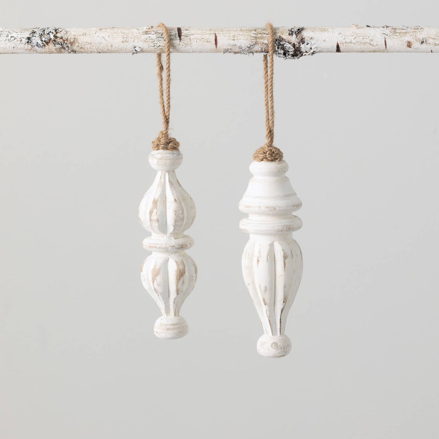 White Washed Wood Final Ornament